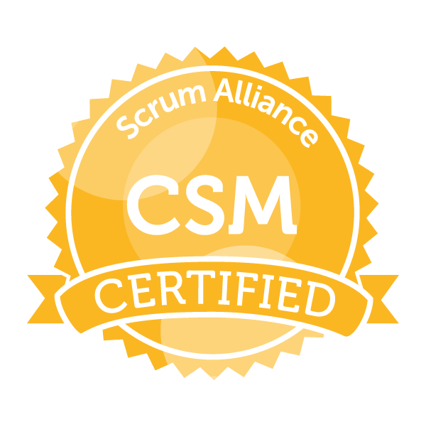 Scrum Alliance CSM Badge